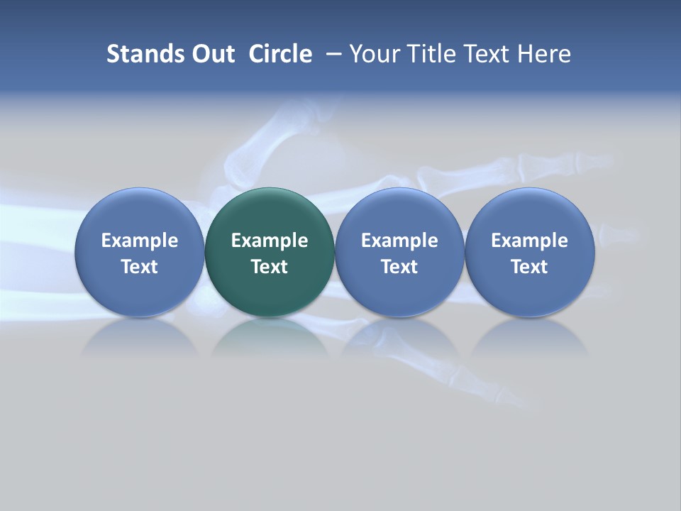 Broken Body Thumb PowerPoint Template