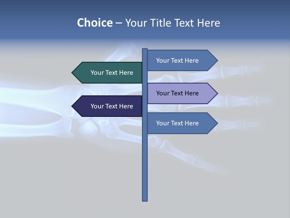 Broken Body Thumb PowerPoint Template