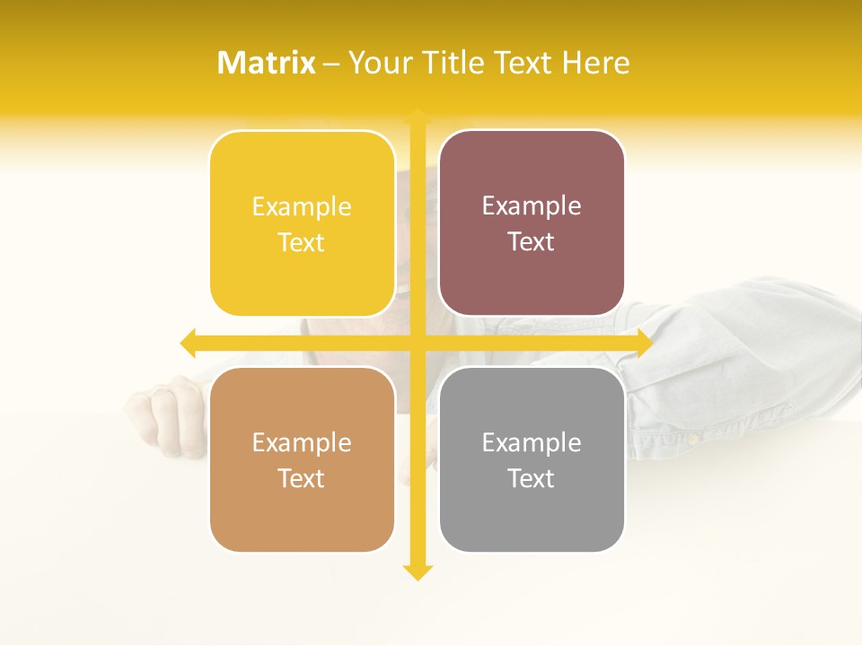 Professional Contractor Smiling PowerPoint Template