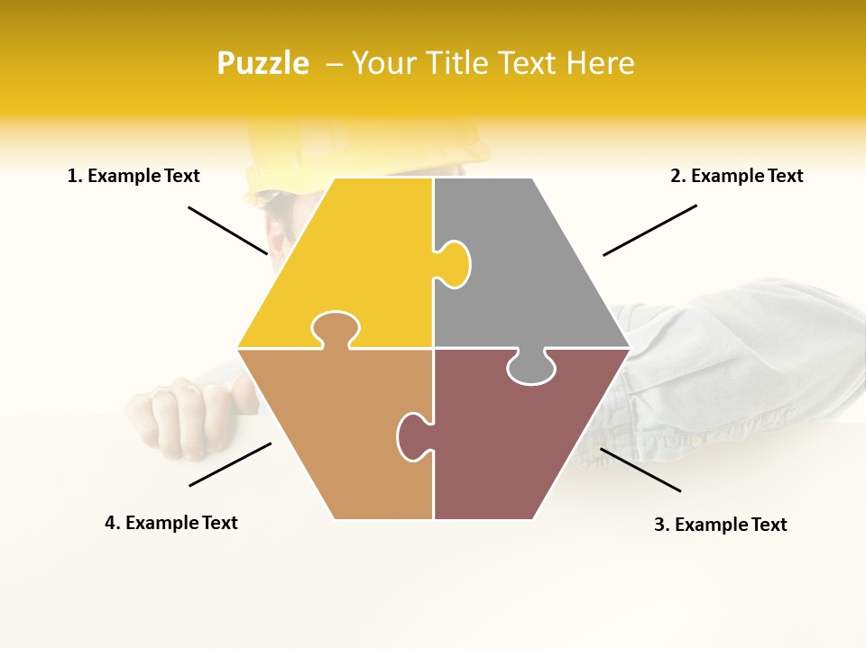 Professional Contractor Smiling PowerPoint Template