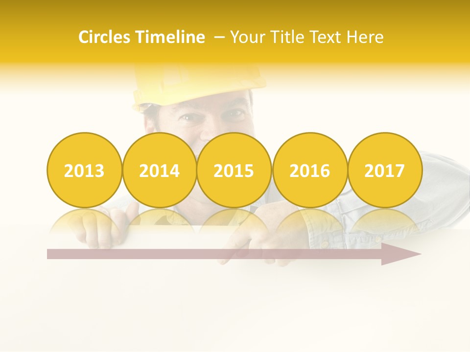 Professional Contractor Smiling PowerPoint Template