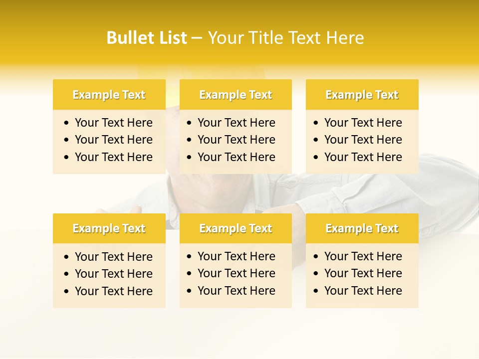 Professional Contractor Smiling PowerPoint Template