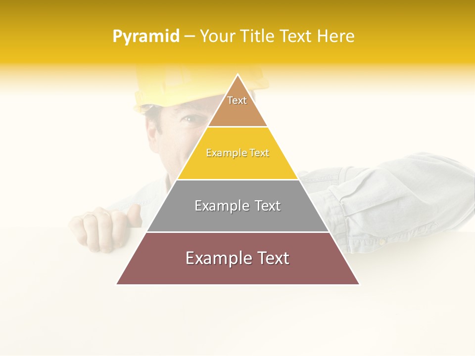 Professional Contractor Smiling PowerPoint Template