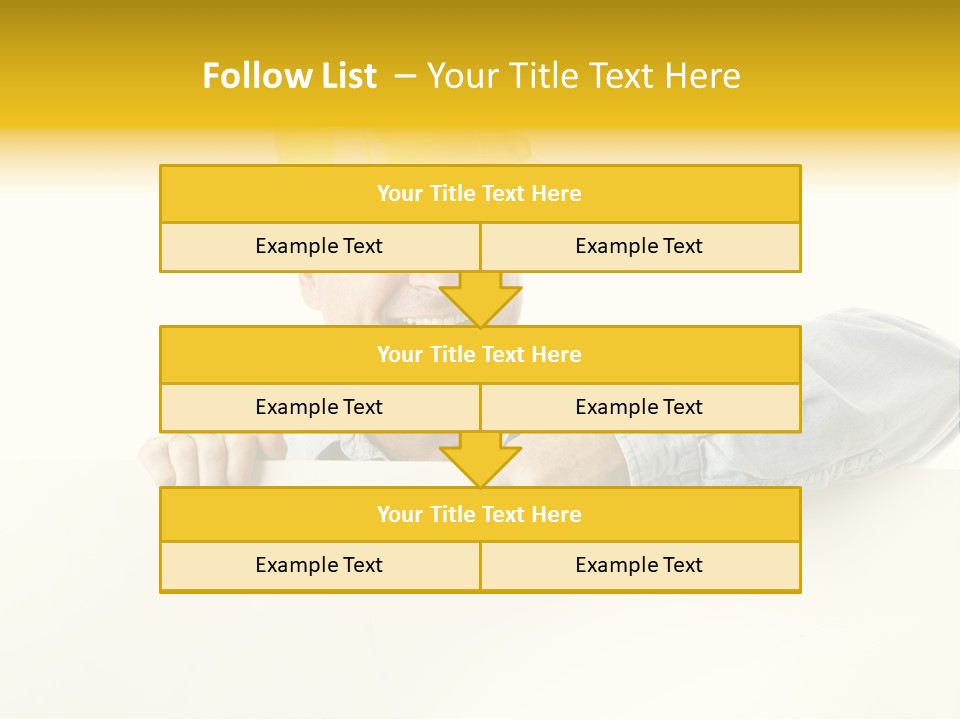 Professional Contractor Smiling PowerPoint Template