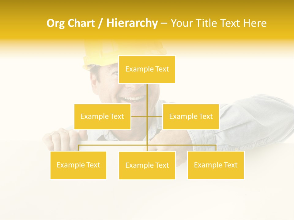Professional Contractor Smiling PowerPoint Template