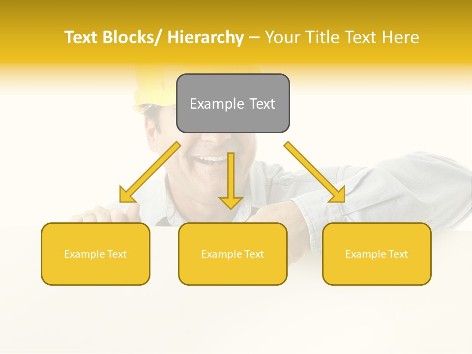 Professional Contractor Smiling PowerPoint Template