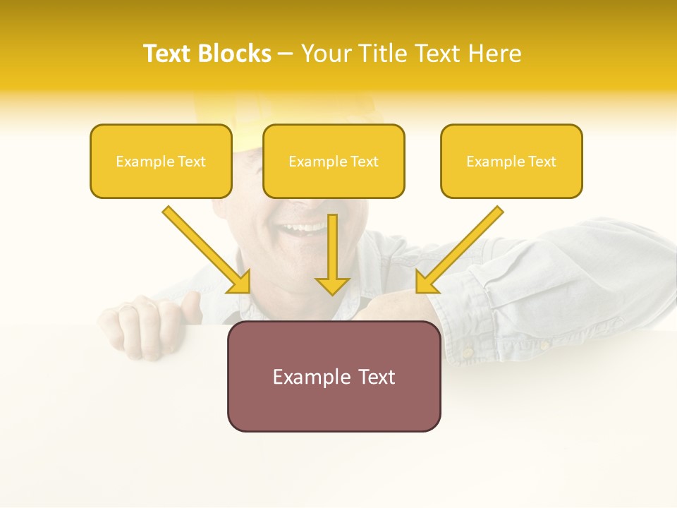 Professional Contractor Smiling PowerPoint Template