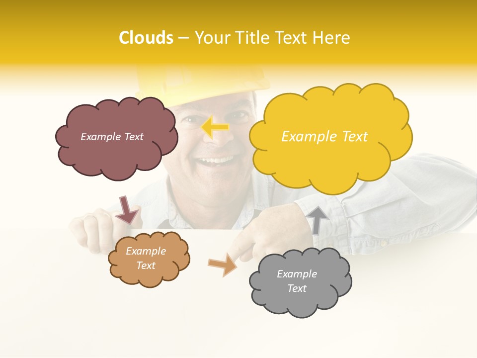 Professional Contractor Smiling PowerPoint Template