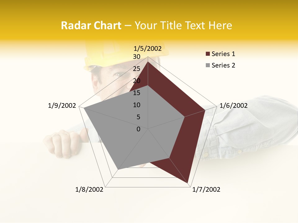 Professional Contractor Smiling PowerPoint Template