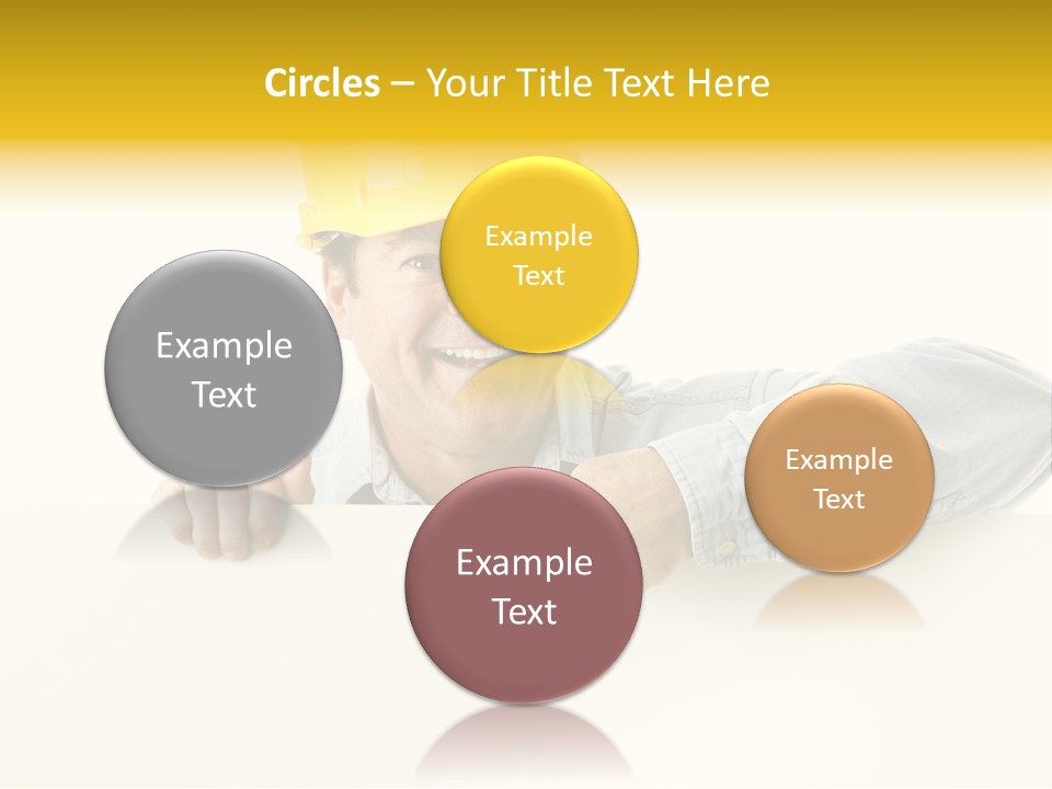 Professional Contractor Smiling PowerPoint Template