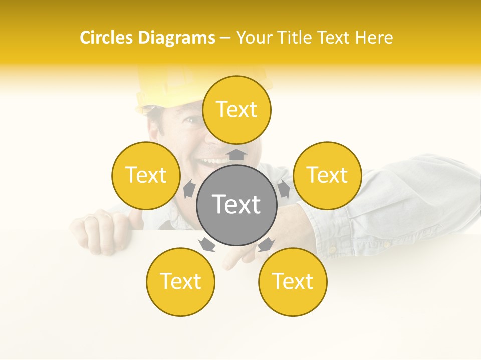 Professional Contractor Smiling PowerPoint Template