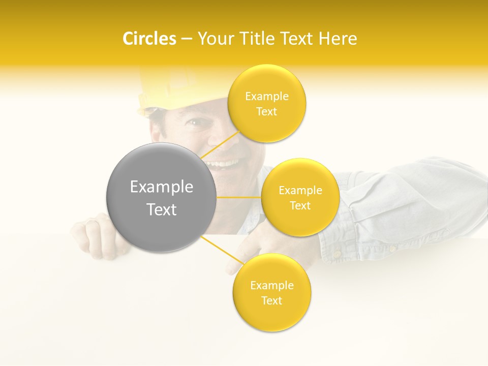 Professional Contractor Smiling PowerPoint Template