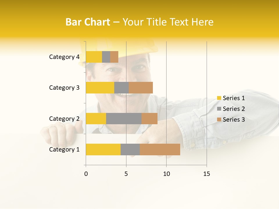 Professional Contractor Smiling PowerPoint Template