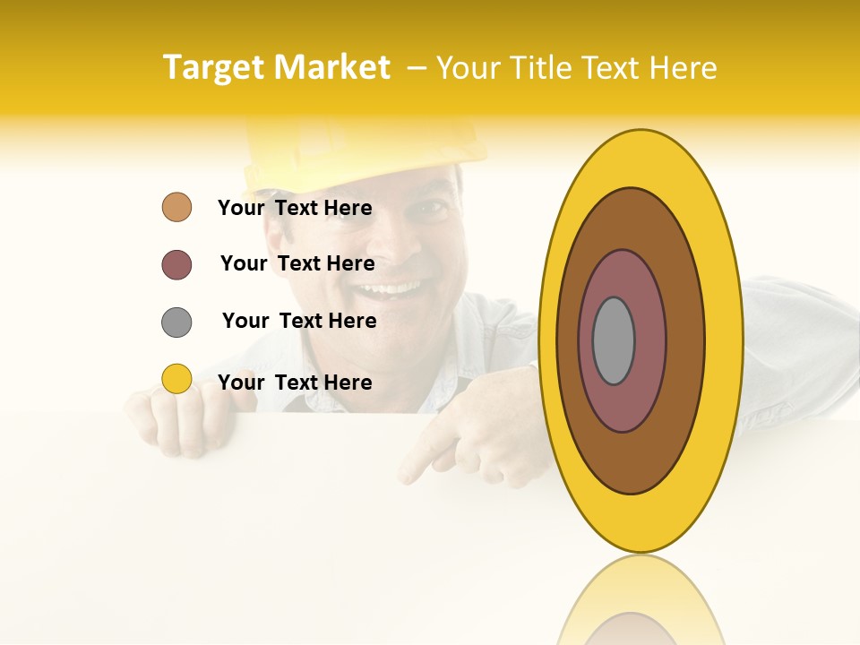 Professional Contractor Smiling PowerPoint Template