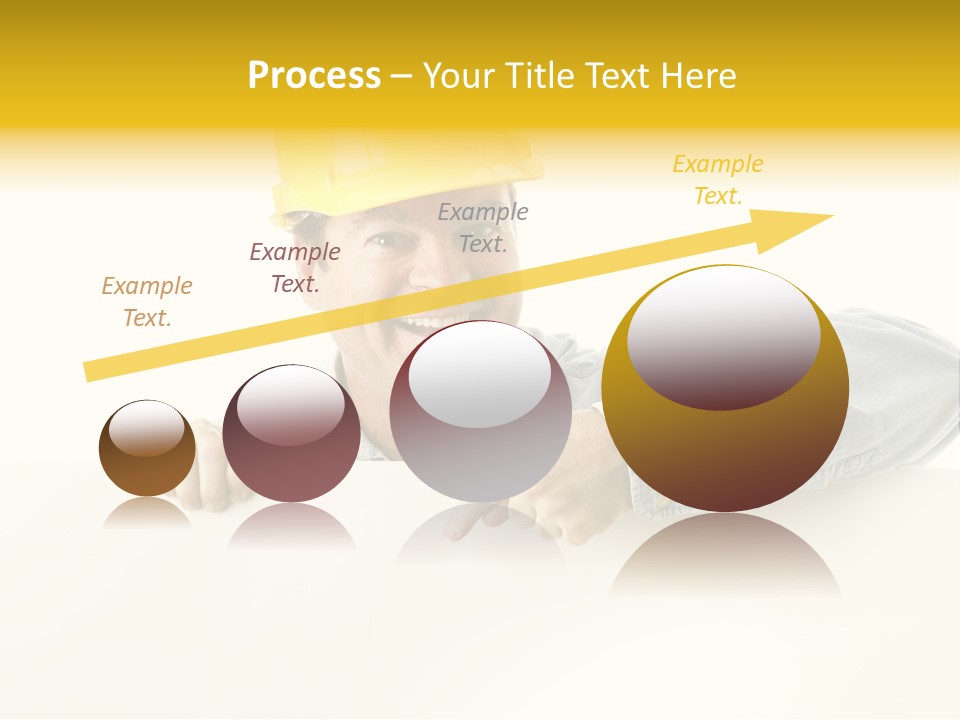 Professional Contractor Smiling PowerPoint Template