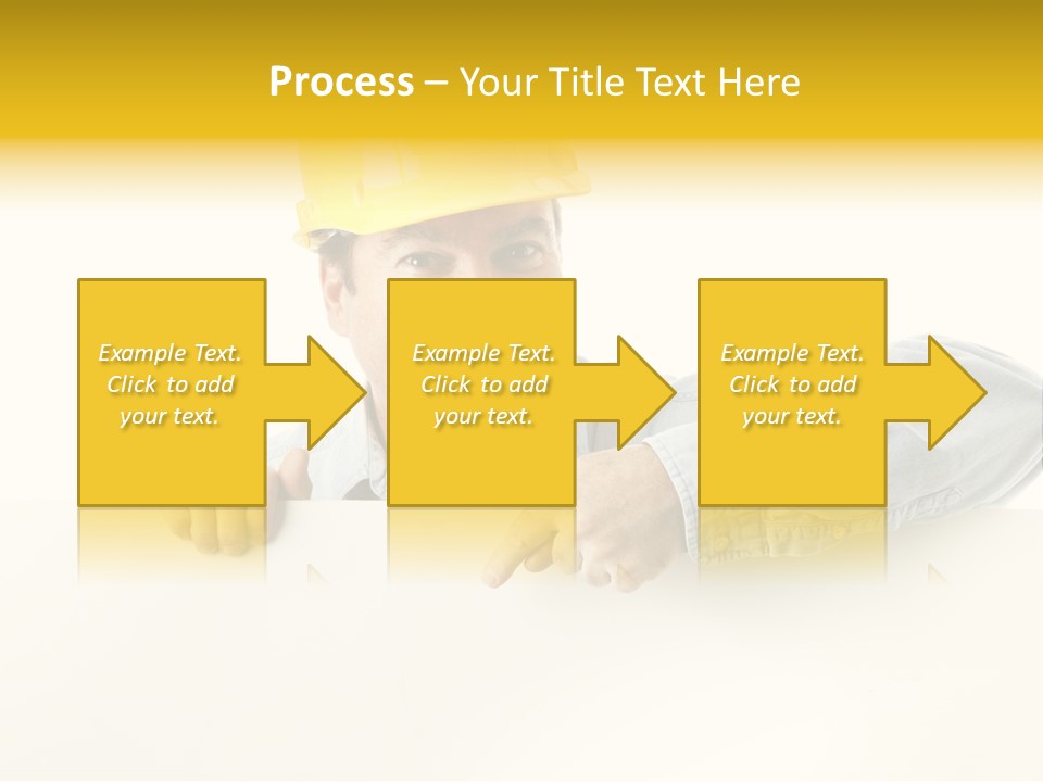 Professional Contractor Smiling PowerPoint Template