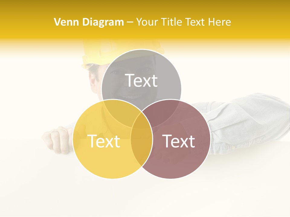 Professional Contractor Smiling PowerPoint Template