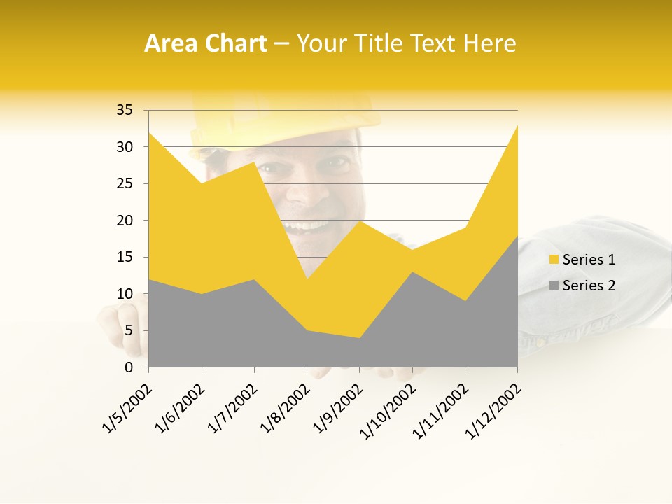 Professional Contractor Smiling PowerPoint Template