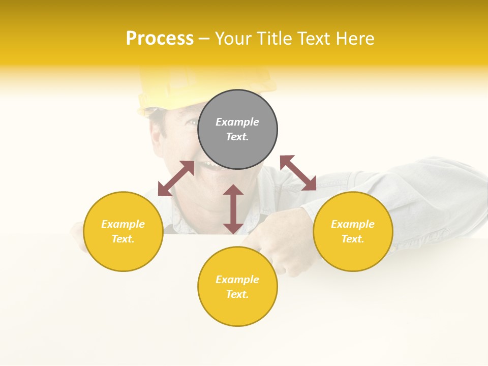 Professional Contractor Smiling PowerPoint Template