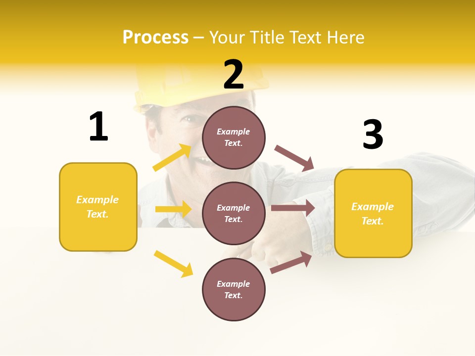 Professional Contractor Smiling PowerPoint Template