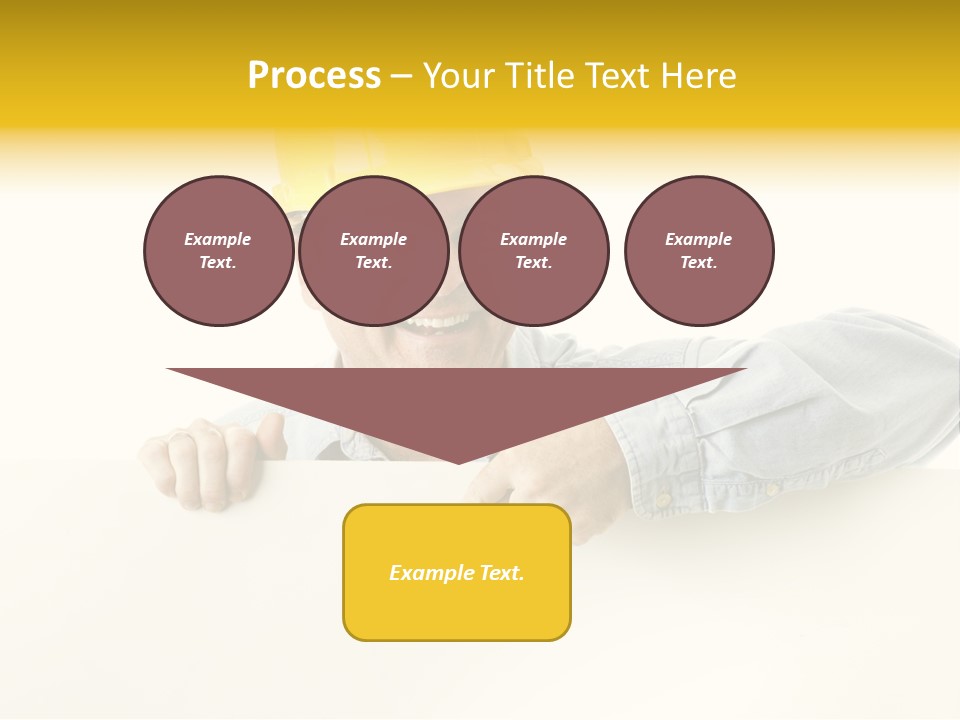 Professional Contractor Smiling PowerPoint Template