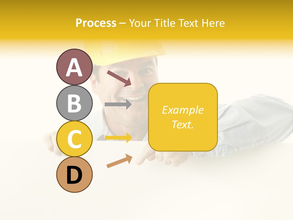 Professional Contractor Smiling PowerPoint Template