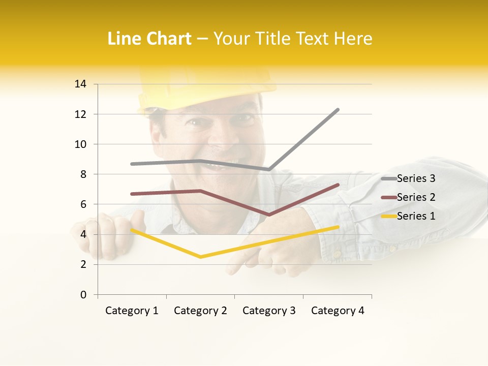 Professional Contractor Smiling PowerPoint Template
