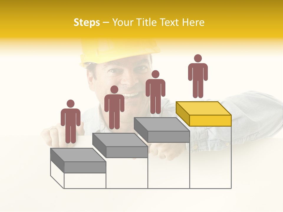 Professional Contractor Smiling PowerPoint Template