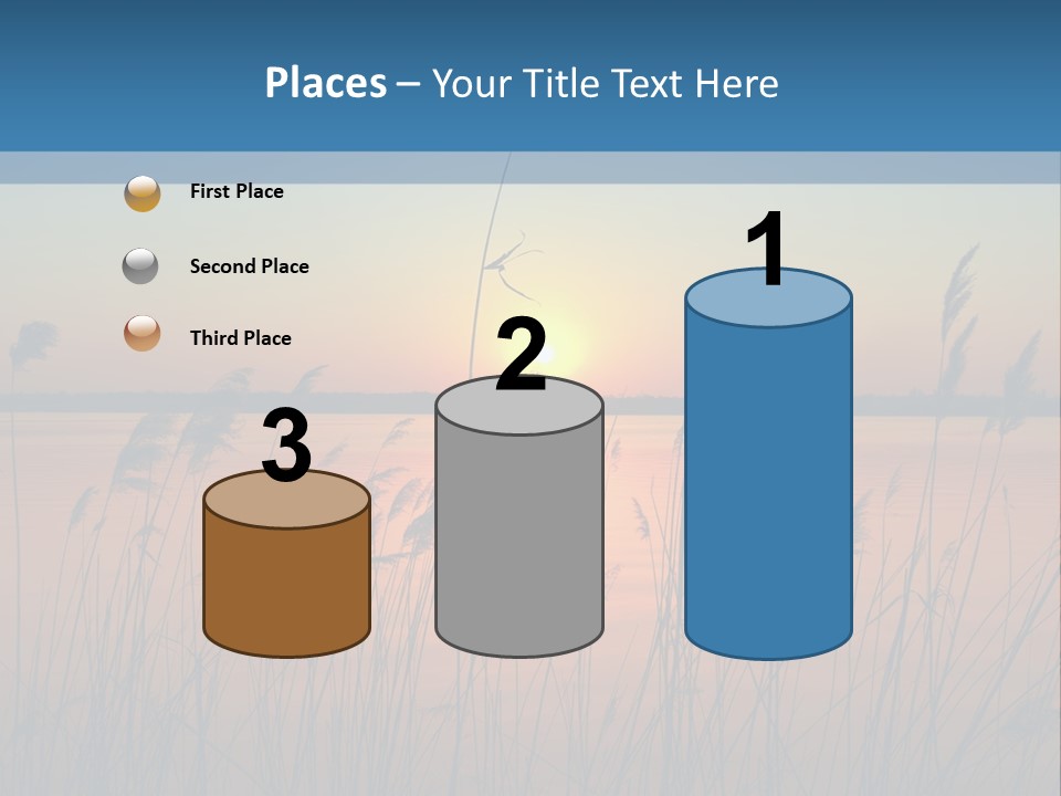Nature Blue Beauty PowerPoint Template