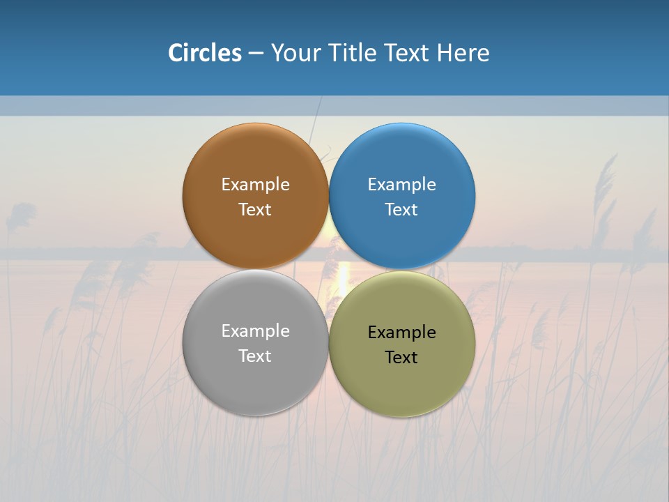 Nature Blue Beauty PowerPoint Template