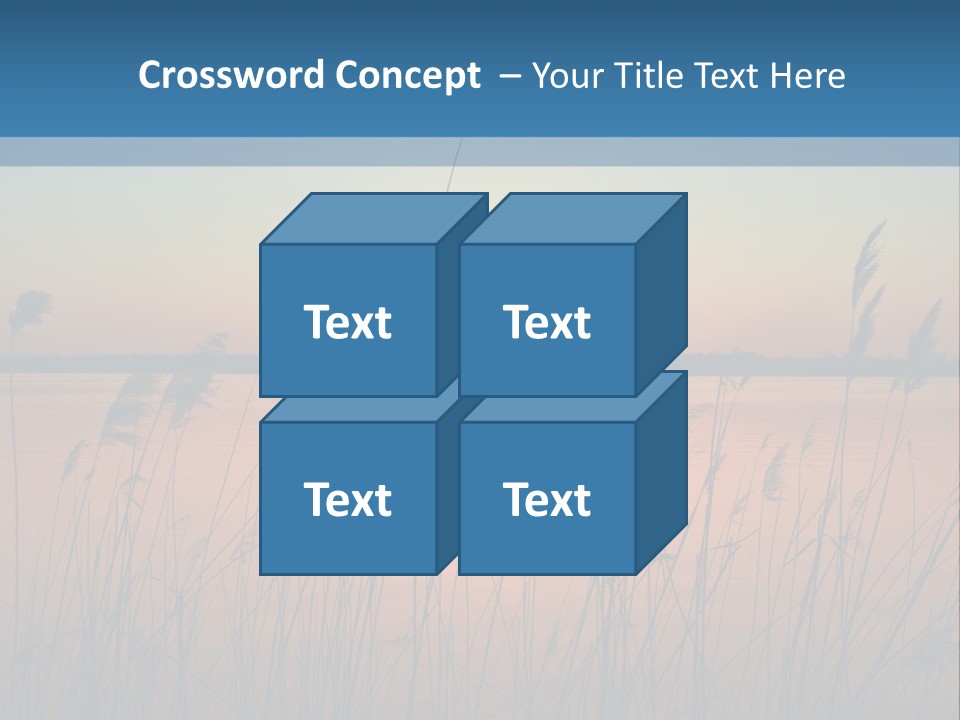 Nature Blue Beauty PowerPoint Template