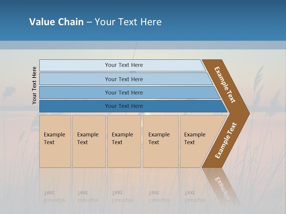 Nature Blue Beauty PowerPoint Template