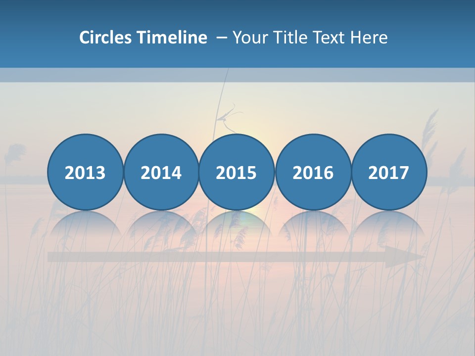 Nature Blue Beauty PowerPoint Template