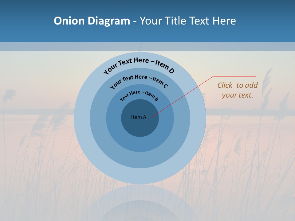 Nature Blue Beauty PowerPoint Template