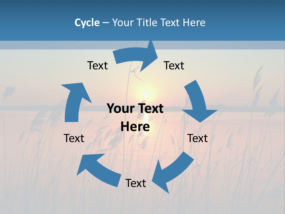 Nature Blue Beauty PowerPoint Template