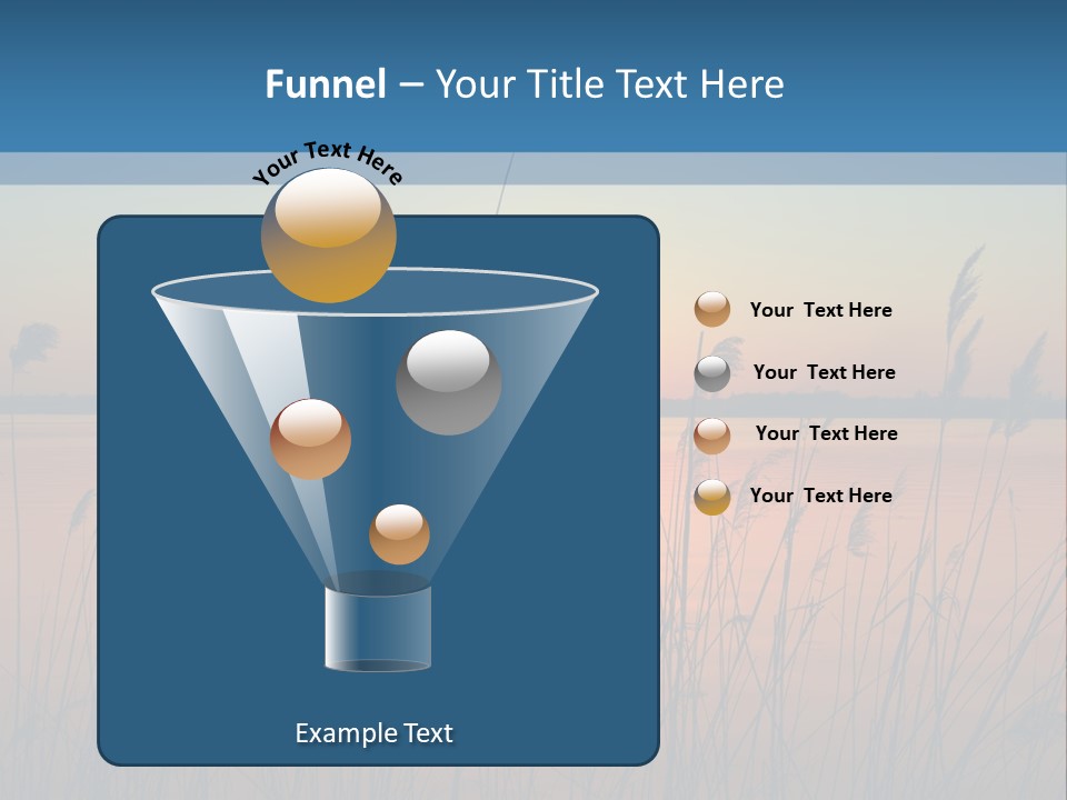 Nature Blue Beauty PowerPoint Template