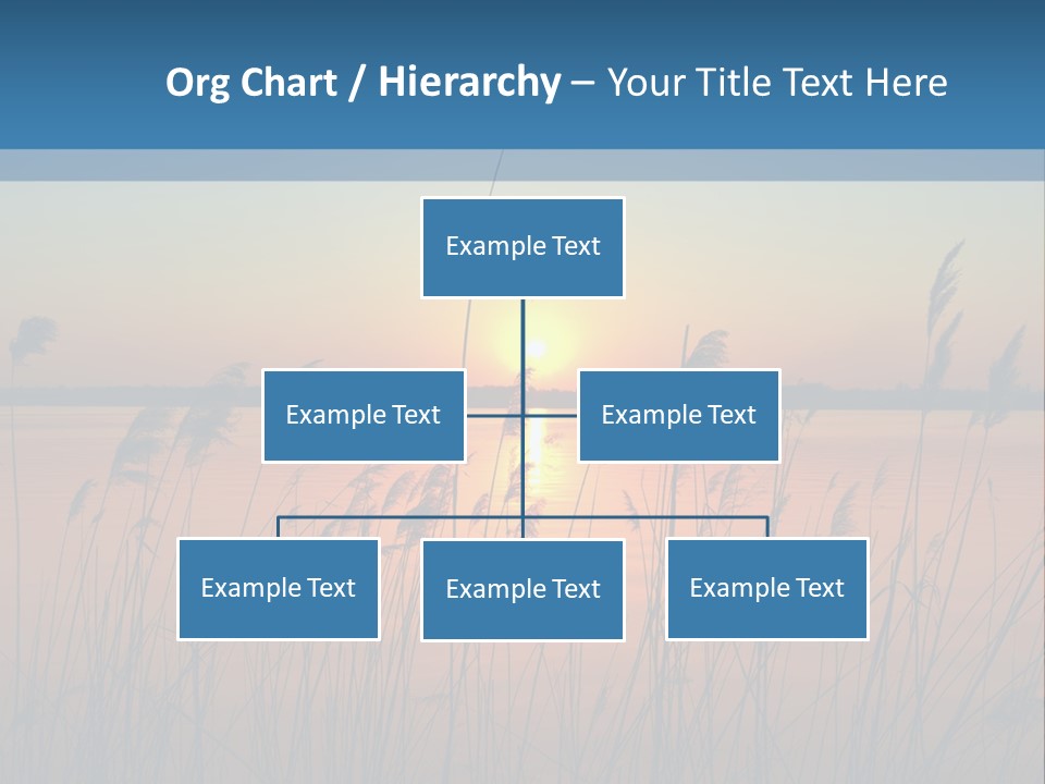 Nature Blue Beauty PowerPoint Template