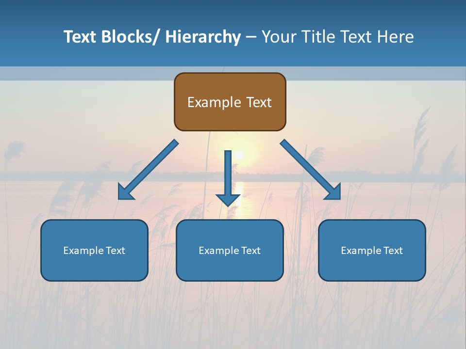 Nature Blue Beauty PowerPoint Template