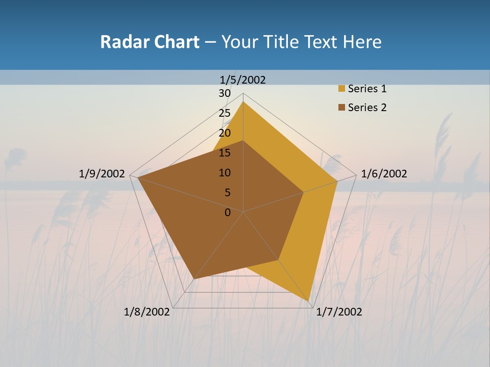 Nature Blue Beauty PowerPoint Template
