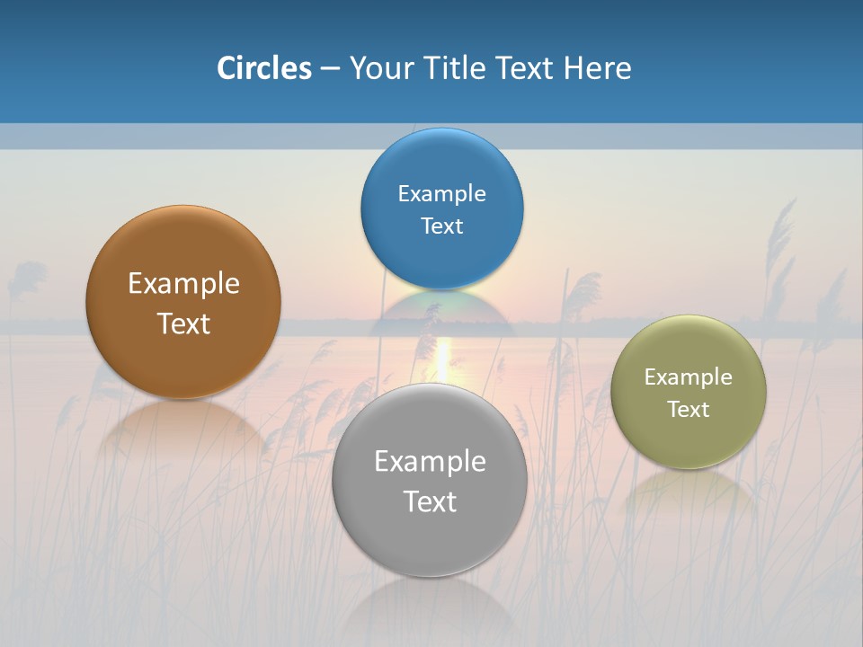 Nature Blue Beauty PowerPoint Template