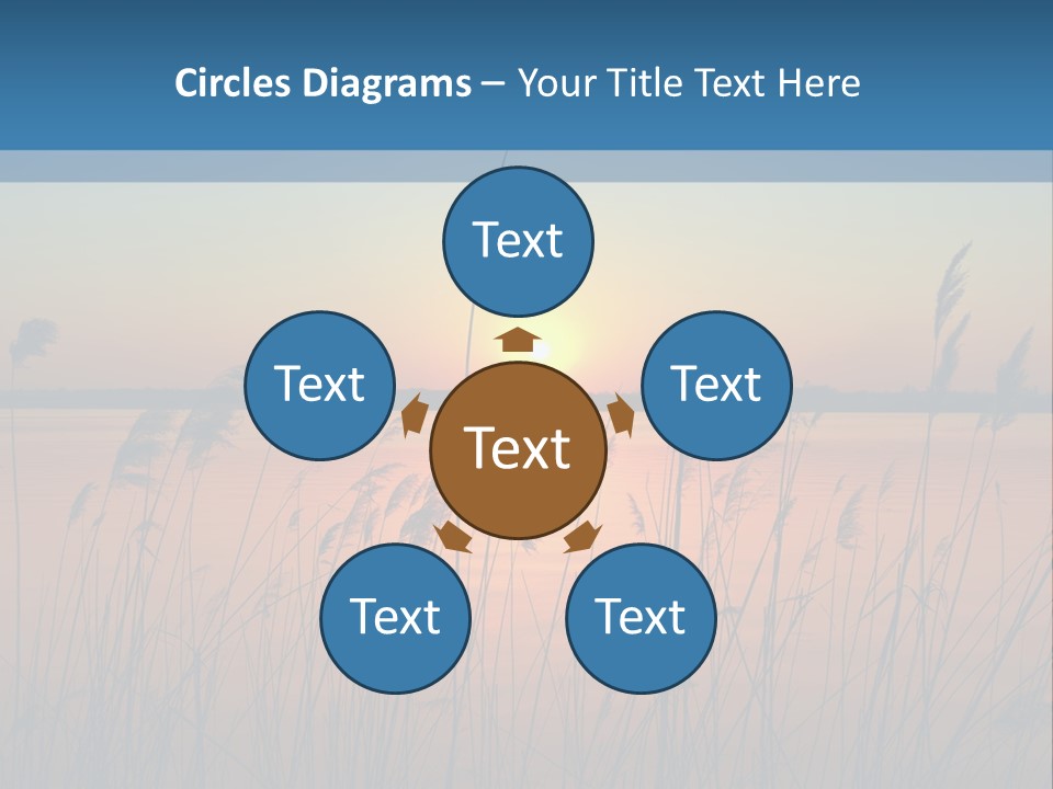 Nature Blue Beauty PowerPoint Template