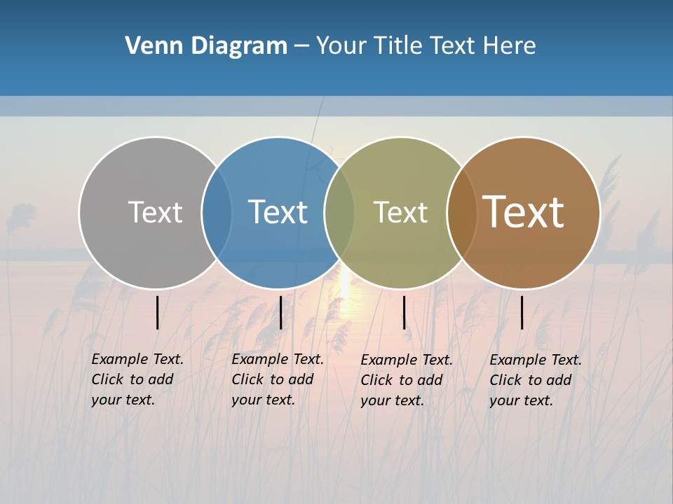 Nature Blue Beauty PowerPoint Template