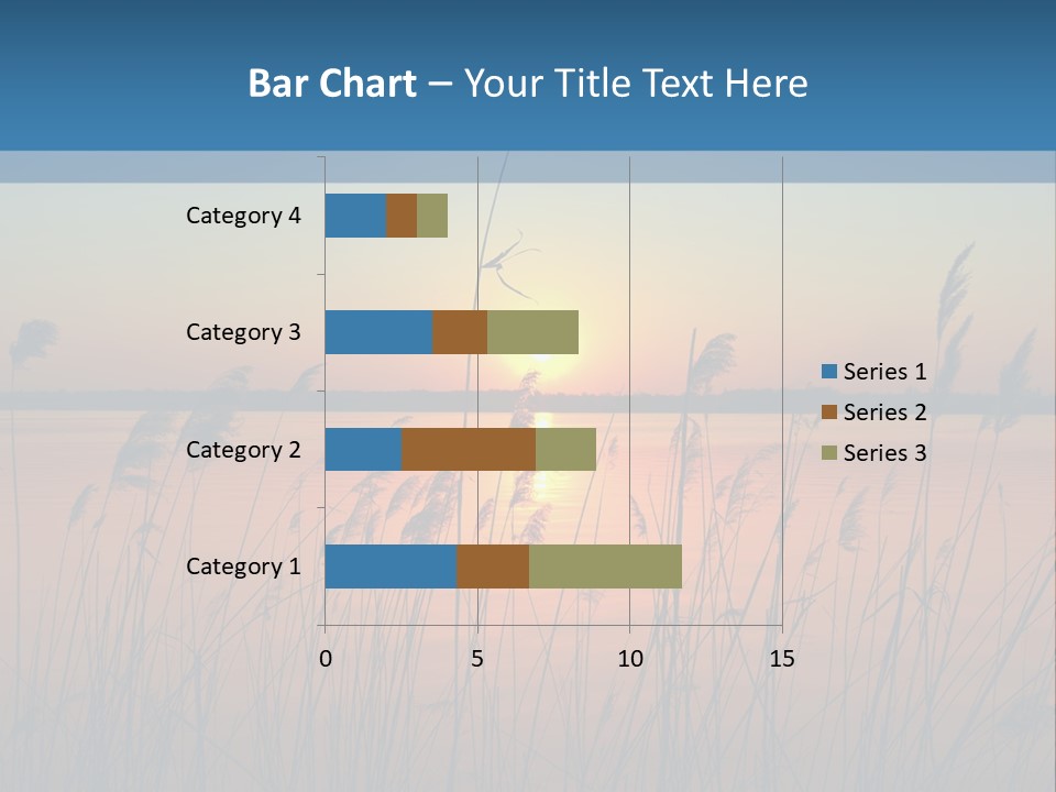 Nature Blue Beauty PowerPoint Template