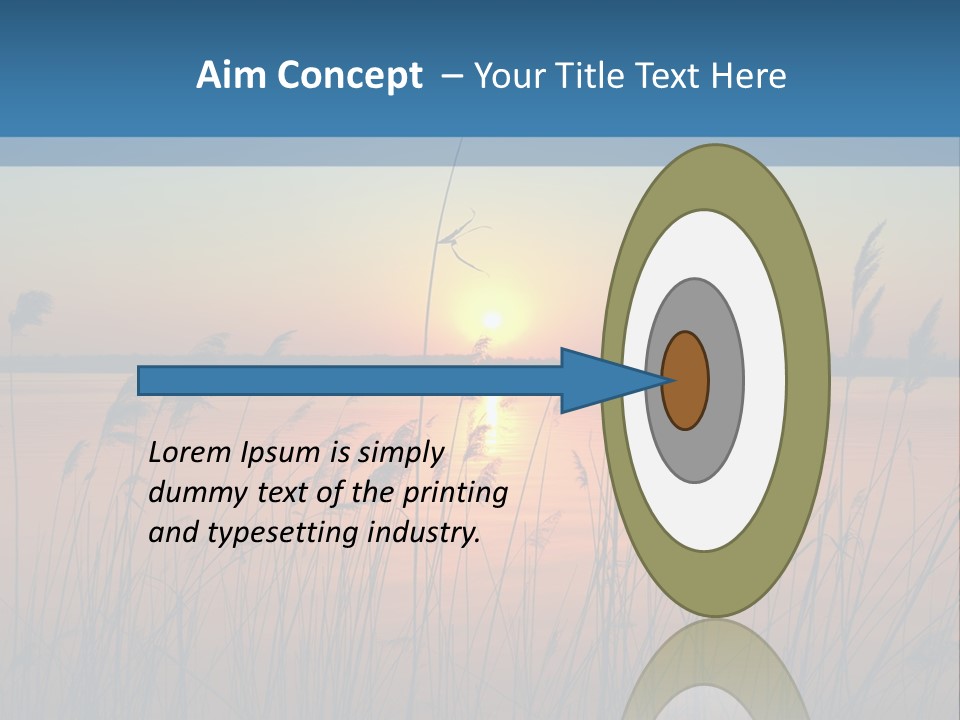 Nature Blue Beauty PowerPoint Template