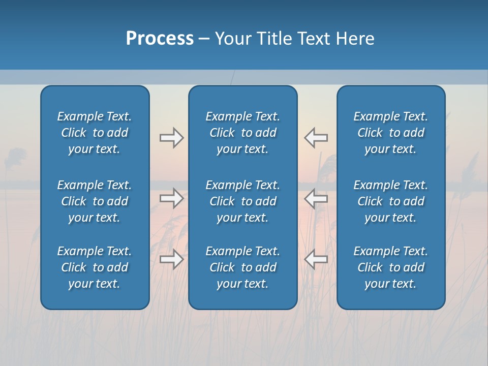 Nature Blue Beauty PowerPoint Template