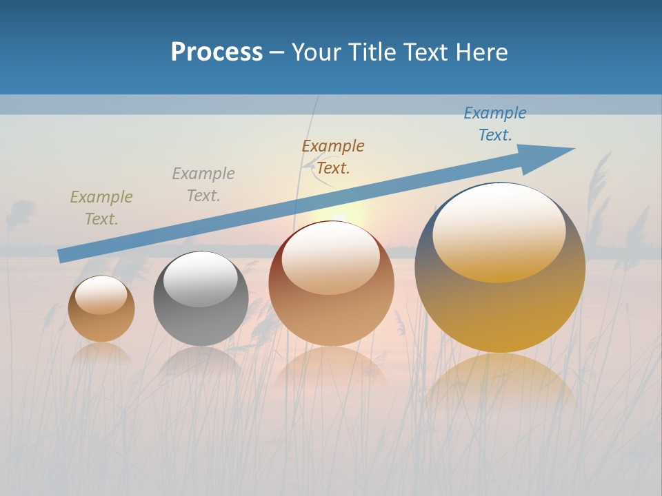 Nature Blue Beauty PowerPoint Template