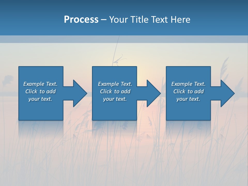 Nature Blue Beauty PowerPoint Template