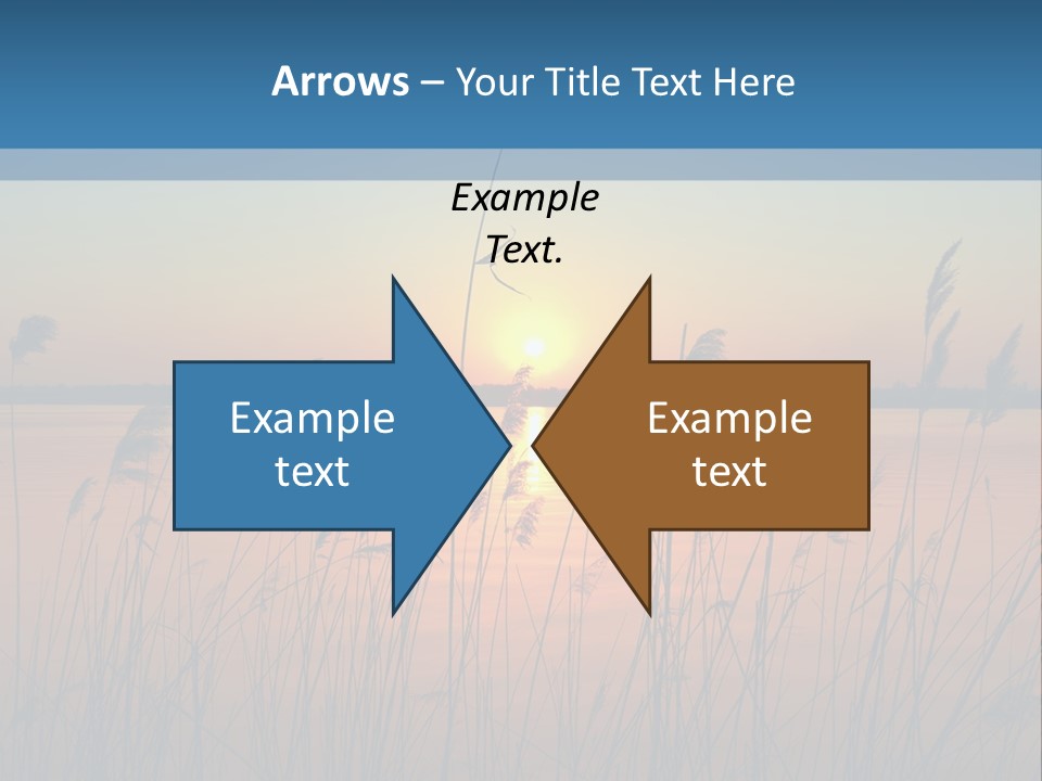 Nature Blue Beauty PowerPoint Template