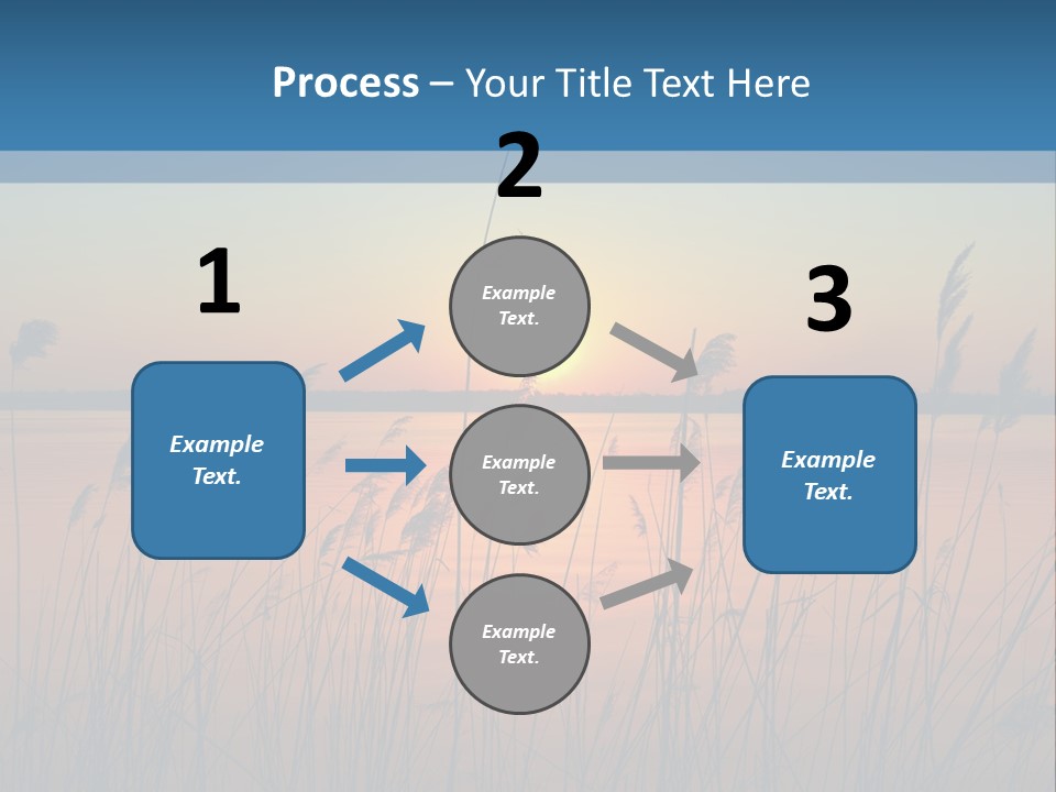 Nature Blue Beauty PowerPoint Template