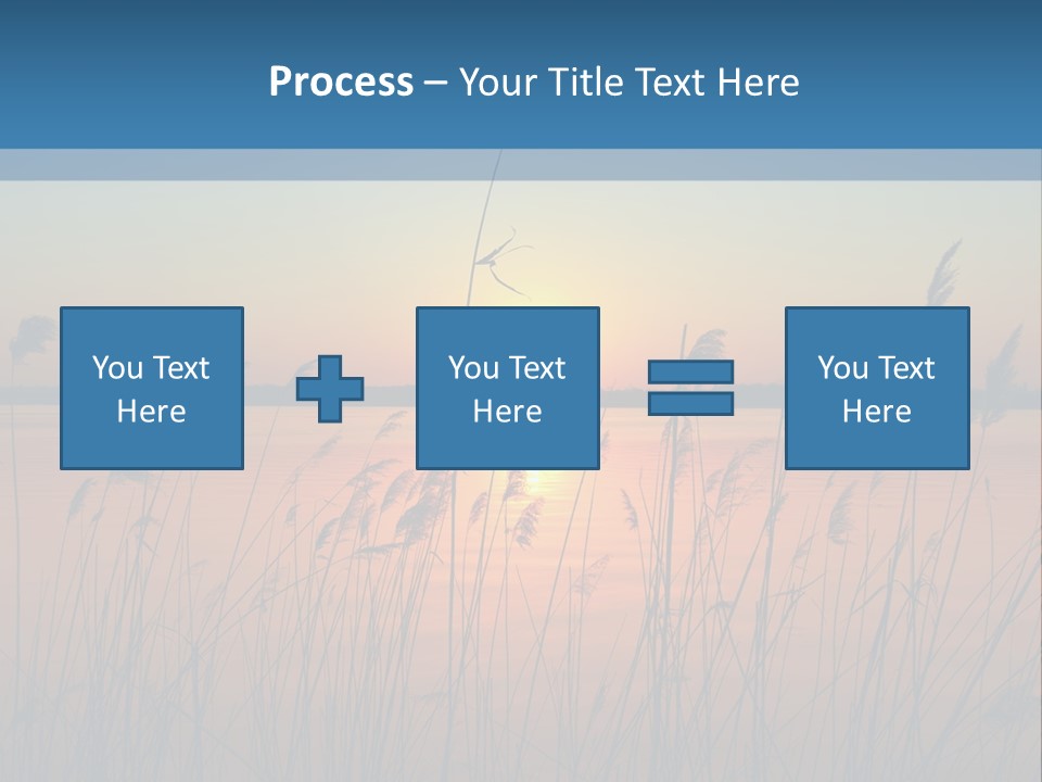 Nature Blue Beauty PowerPoint Template